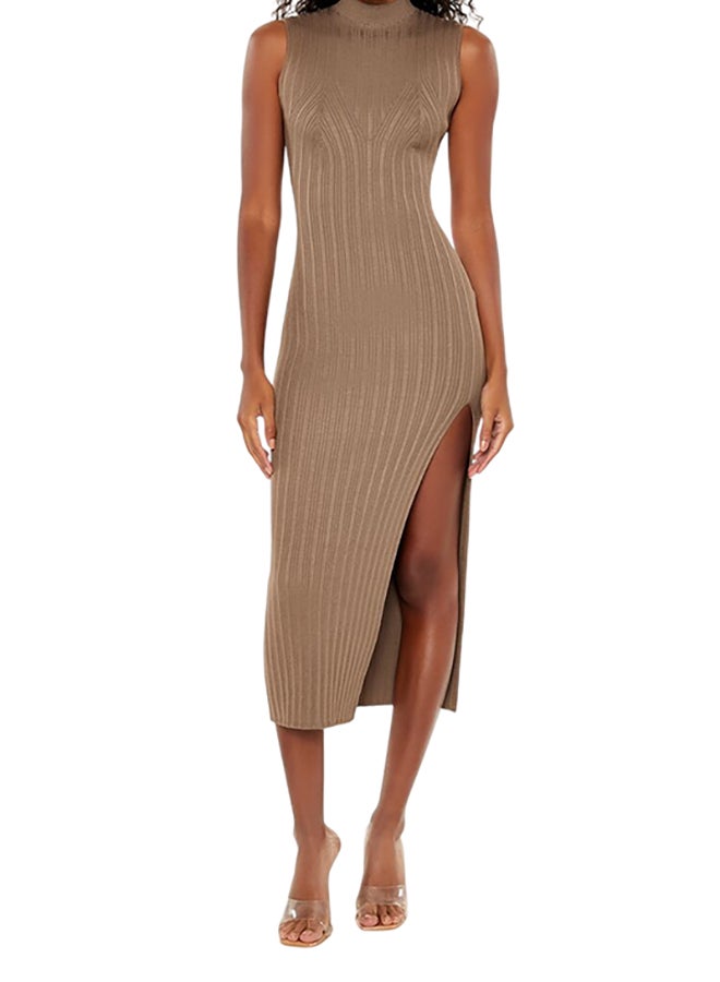 FOREVER 21 Mock Neck Midi Sweater Dress  - Image 1