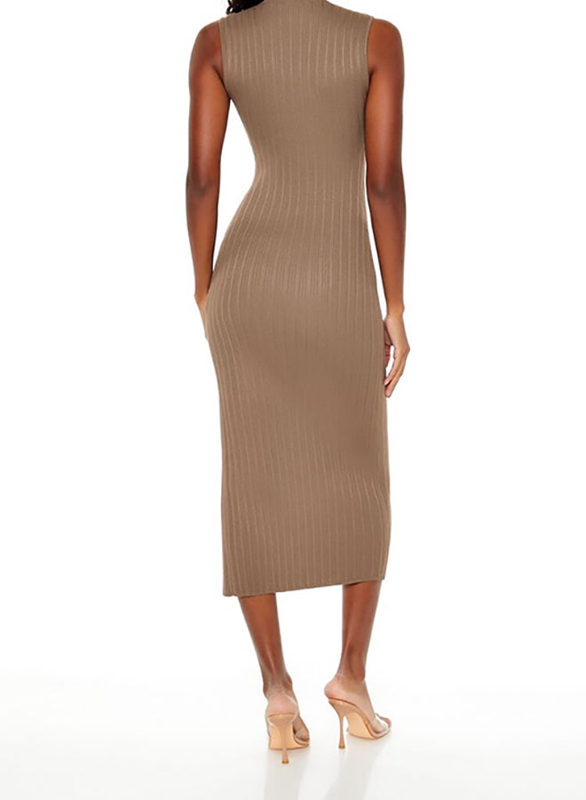 FOREVER 21 Mock Neck Midi Sweater Dress  - Image 3