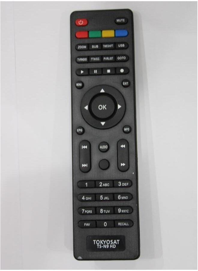 Replacement Remote Control For Tokyosat Receiver Ts-N9 Hd - pzsku/ZCC6E3CFED4276BCD6455Z/45/_/1732522085/ea542988-26a1-4748-82b0-dd60b18c394f