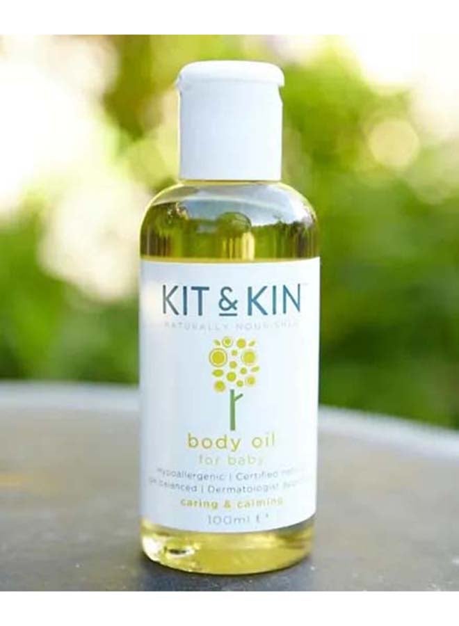 Kit & Kin Baby Oil for Hydration & Softness for Skin– 100% Certified Natural oil, Free from Harsh Chemicals (100 ml) - Image 4