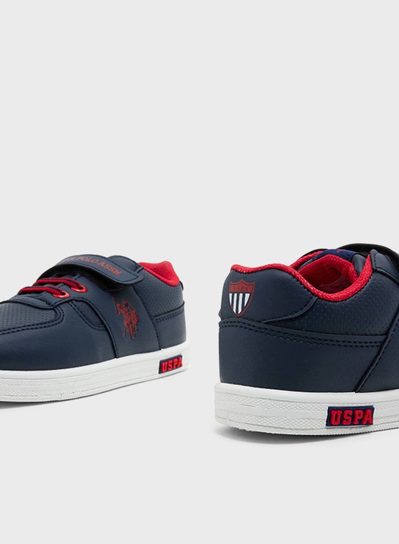 Kids Low Top Velcro Sneakers
