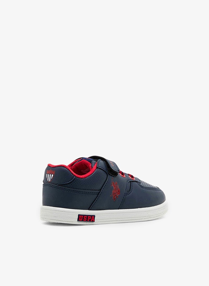 U.S.Polo Kids Low Top Velcro Sneakers - Image 1