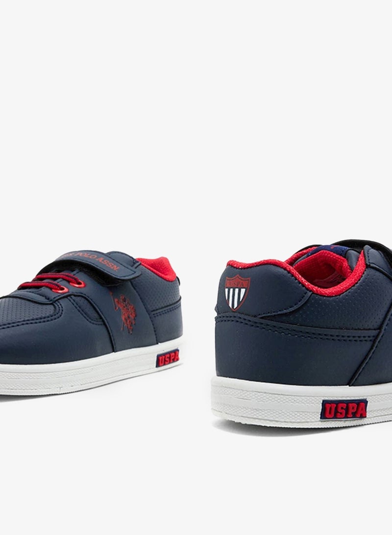 U.S.Polo Kids Low Top Velcro Sneakers - Image 4