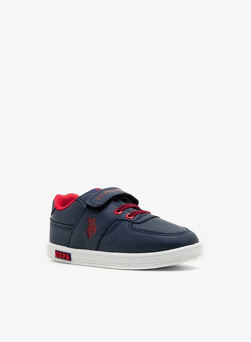 U.S.Polo Kids Low Top Velcro Sneakers - Image 3