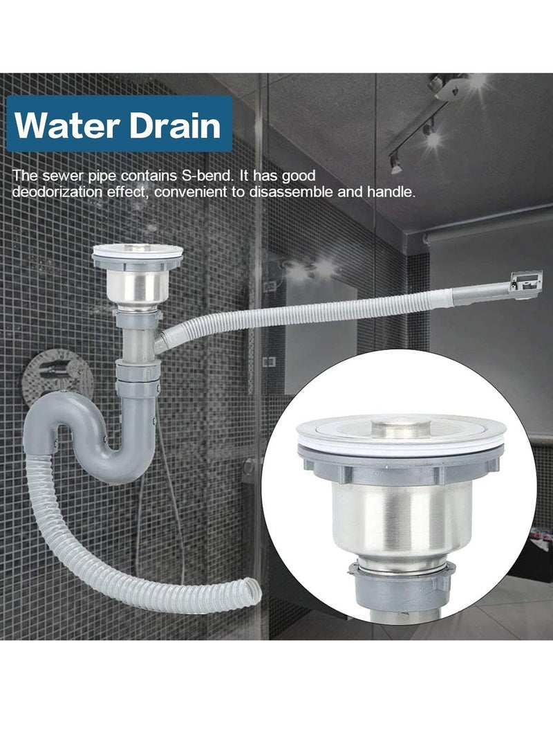 ABBASALI Double Bowl Sink Normal Type, Stainless Steel Kitchen Sink-Chrome Finish With Sink Mixer - Image 2