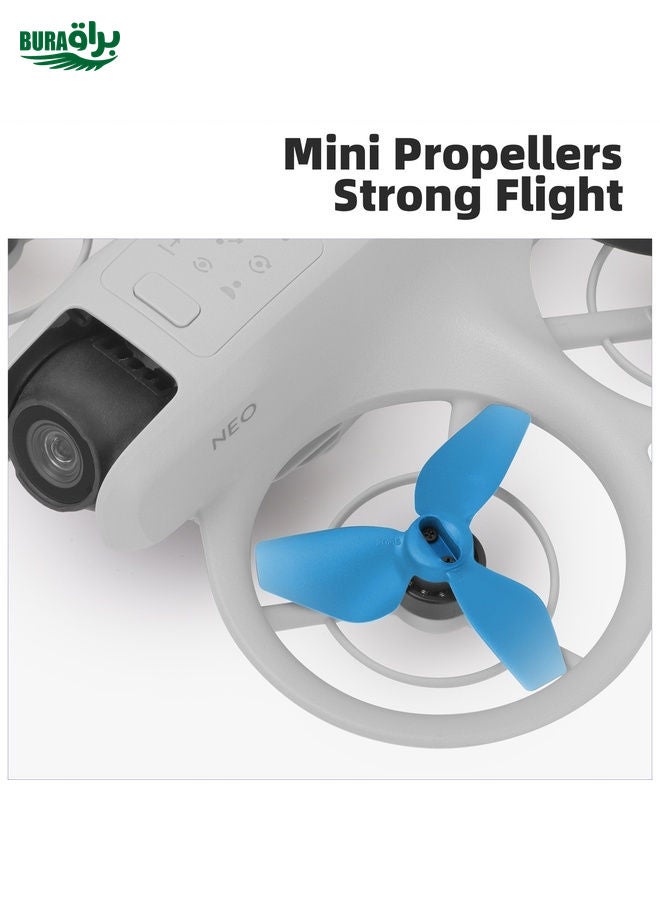 BURAQ لدرون DJI Neo Sunnylife 2016S بروبلر لون 3 شفرات، الكمية: 2 زوج (أسود) - Image 5