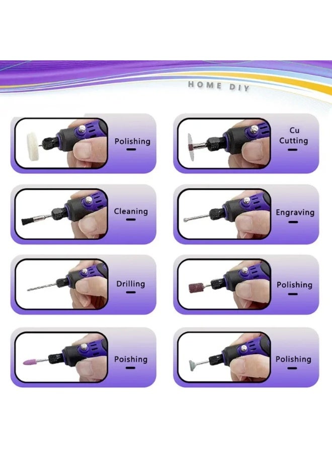 Mini Electric Drill Multi-function Grinder 3.6v Home Engraving Machine Handheld Grinding Head Polishing Artifact Jade Engraving - Image 5