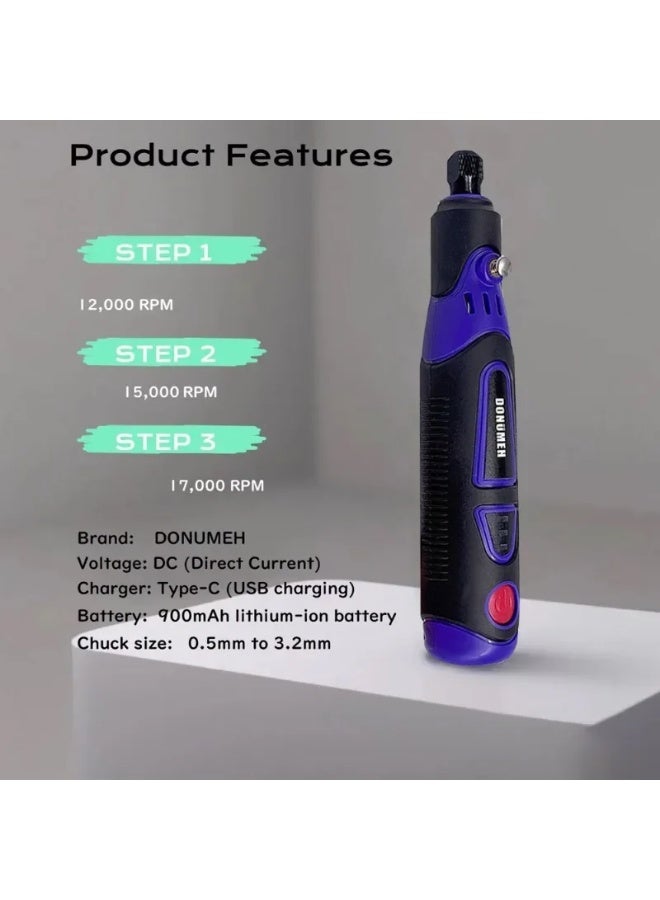 Mini Electric Drill Multi-function Grinder 3.6v Home Engraving Machine Handheld Grinding Head Polishing Artifact Jade Engraving - Image 3