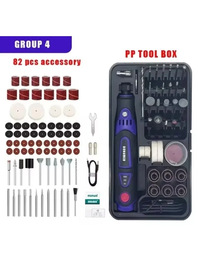 Mini Electric Drill Multi-function Grinder 3.6v Home Engraving Machine Handheld Grinding Head Polishing Artifact Jade Engraving - Image 1