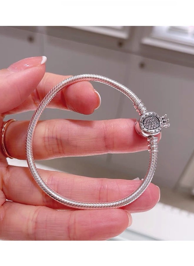 Pandora Violet - PANDORA Jewelry Sterling Silver Bracelet - Image 1