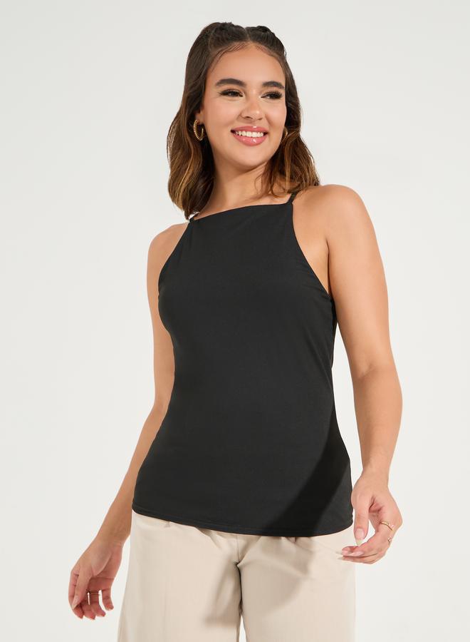 Styli Strappy Racer Neck Cami  - Image 3