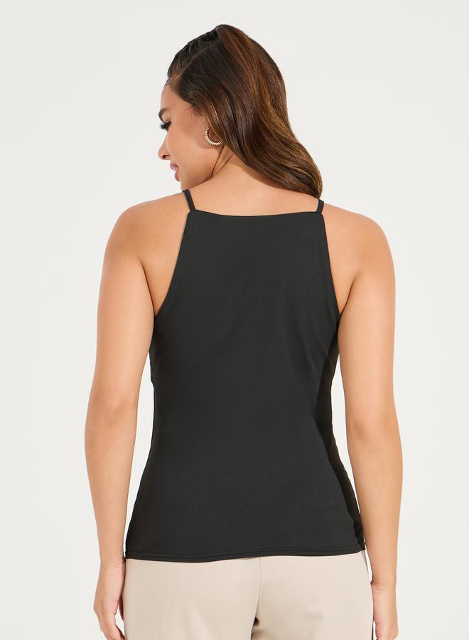 Styli Strappy Racer Neck Cami  - Image 5