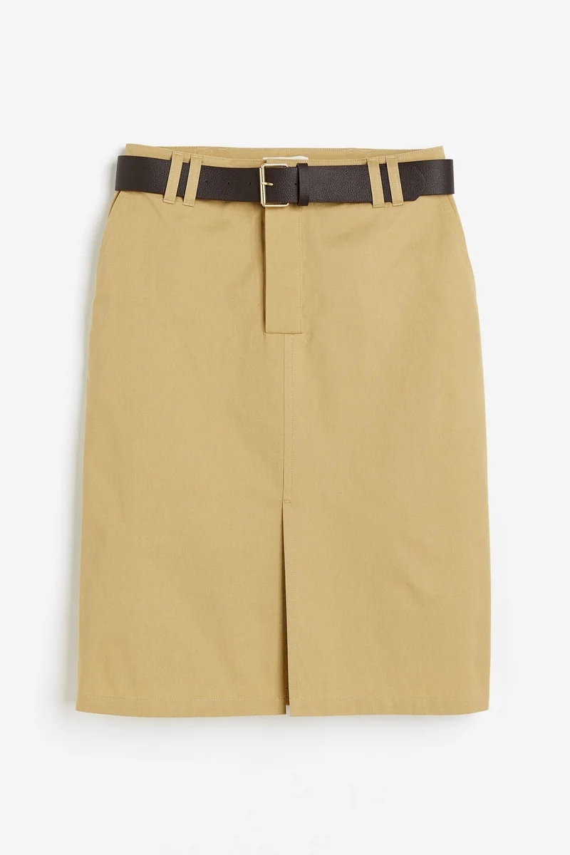 H&M Belted utility skirt