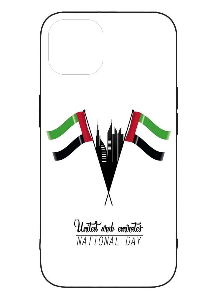 Service Zone Protective Printed Mobile Cover Uae National Day United Arab Emirates With UAE Flag For Apple iPhone 14 Plus - Image 1