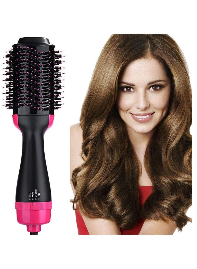 One Step One Step Hair Dryer Volumizer Electric Hot Air Hair Straightener Curler Styling Brush Salon Negative Ion Generator Curling Comb  - Image 1