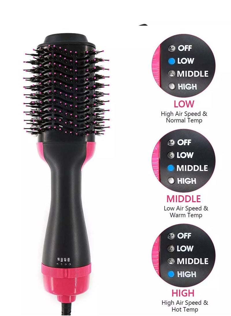 One Step One Step Hair Dryer Volumizer Electric Hot Air Hair Straightener Curler Styling Brush Salon Negative Ion Generator Curling Comb  - Image 3