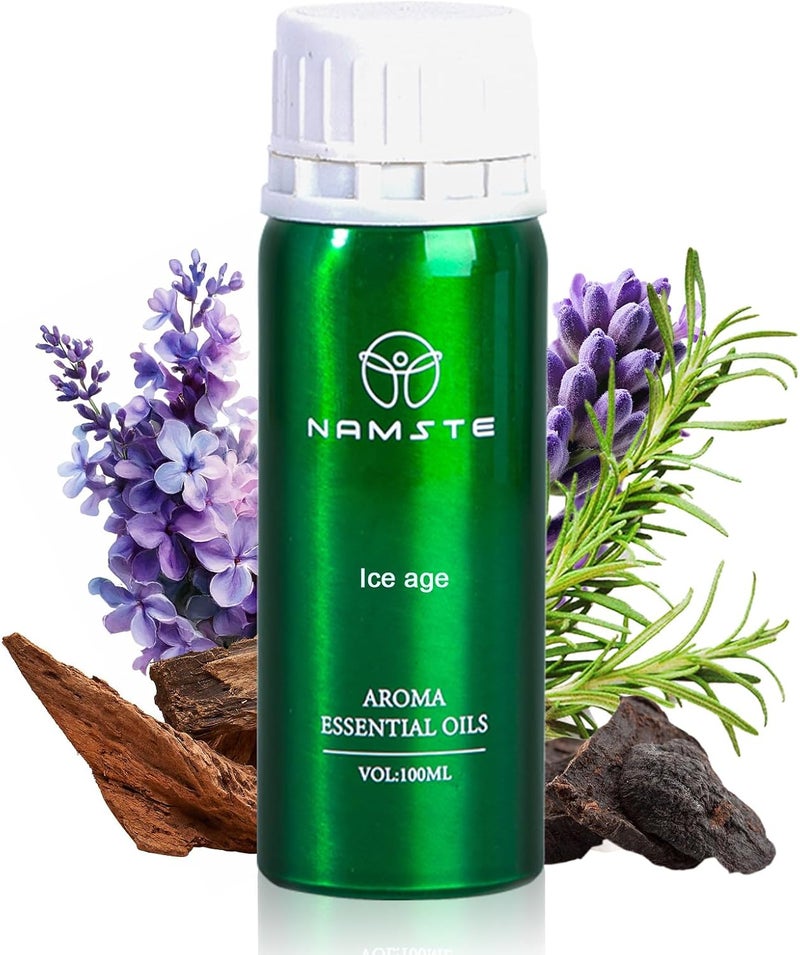 Hotel Collection Scents Essential Oil, 100ml Ice age Hotel Diffuser Oil, Luxury Hotel Inspired Aromatic Oil, Blends Musk, Violet, Sandalwood for Relaxation and Sleep - Image 1