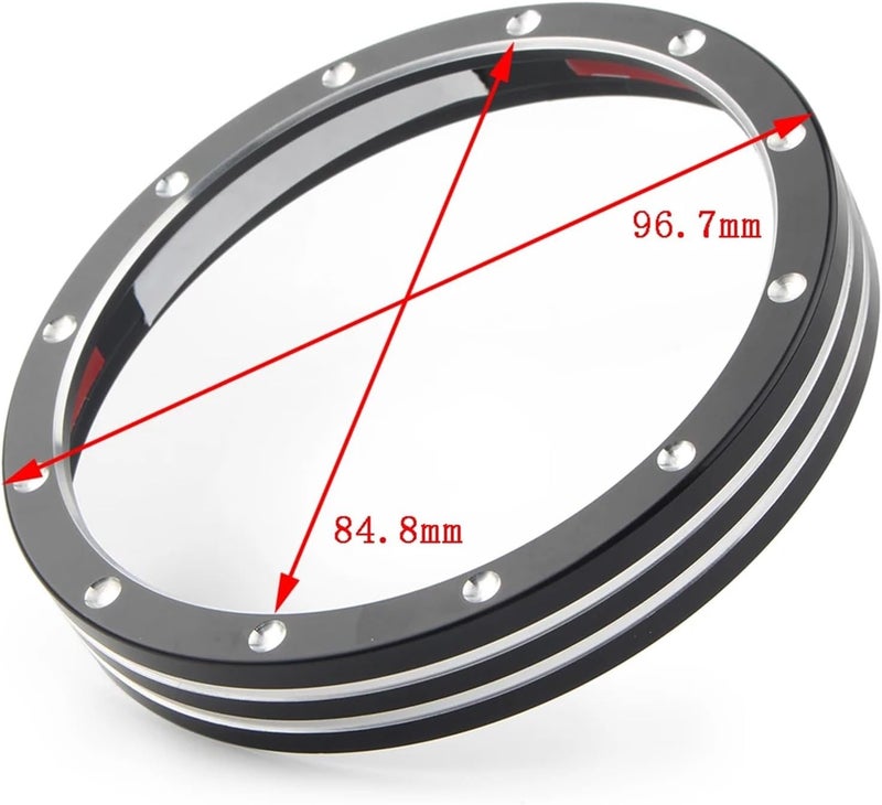 Wivplex Motorcycle Speedometer Gauge Bezel Trim Ring - Image 3