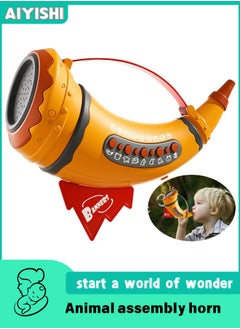 AIYISHI Animal assembly horn simulates 30 kinds of sound effects, whistles, children's playing toys  - Image 1