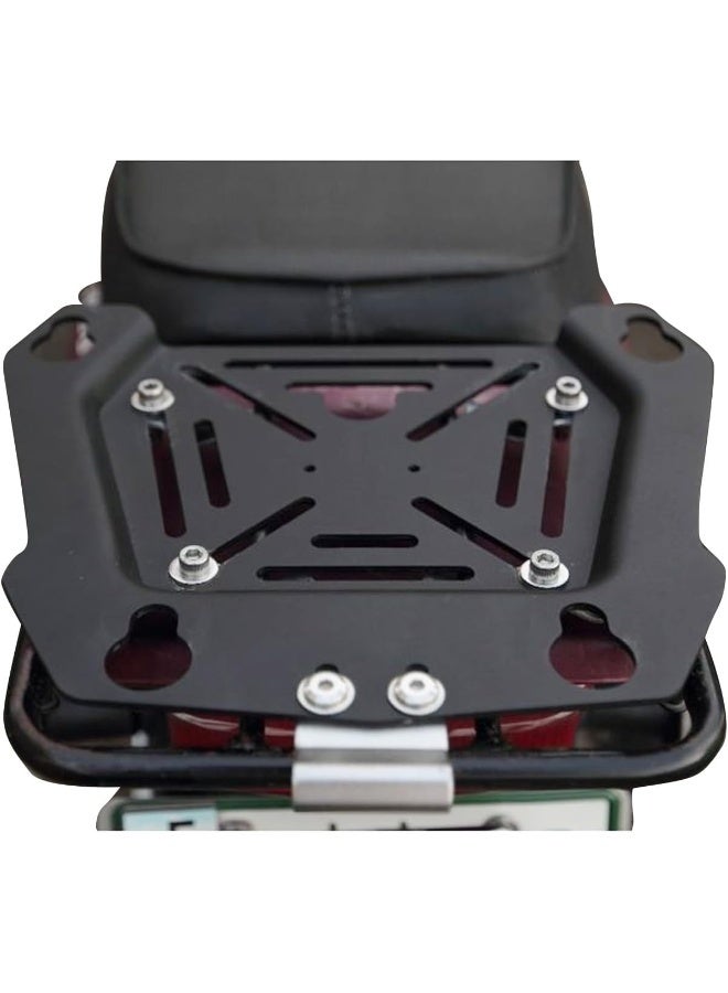 صندوق تخزين ملحقات وأغراض الدراجة النارية Q5-J2 Coo Case Top Rack، أسود، 55 لترًا - Image 4