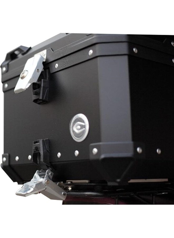 صندوق تخزين ملحقات وأغراض الدراجة النارية Q5-J2 Coo Case Top Rack، أسود، 55 لترًا - Image 5