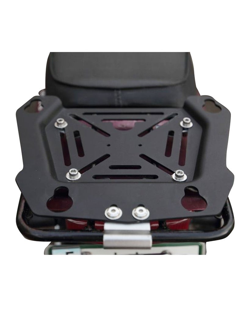 Generic Motorcycle Q5-J2 Coo Case Top Rack Accessories and Utility Storage Box, Black, 55L  - Image 4