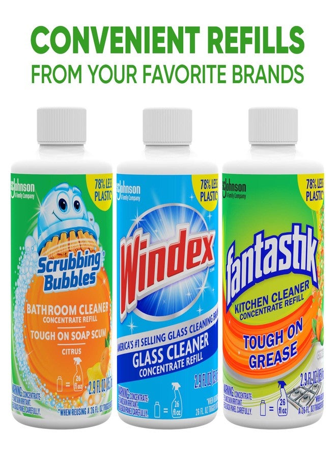 Fantastik Kitchen Cleaner Concentrate Starter Pack, Two 2.9 oz Concentrated Bottles and One Re-usable Trigger Bottle - Image 4