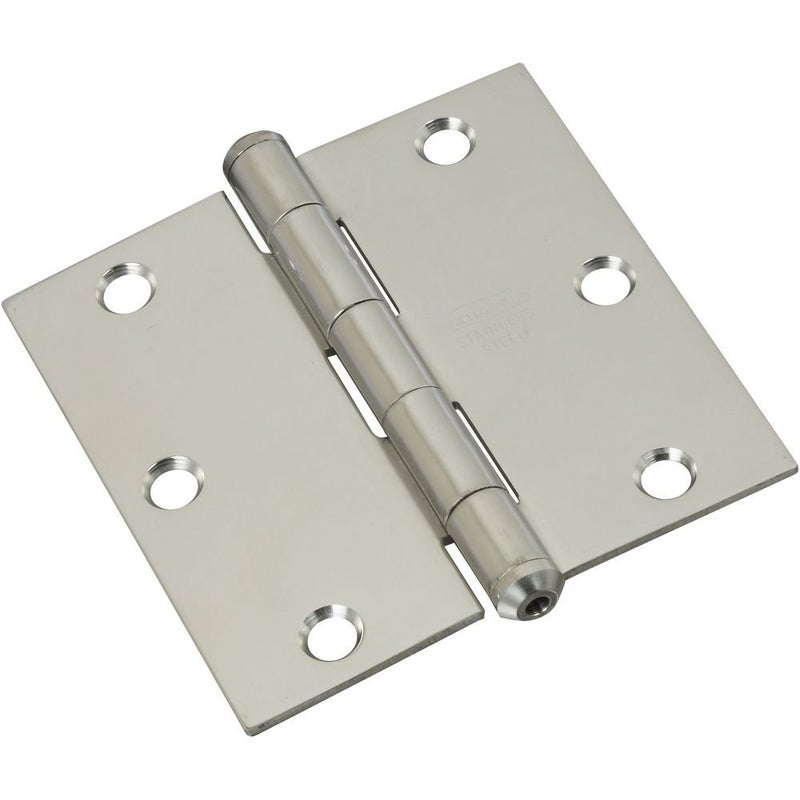 ناشونال هاردوير مفصلة الباب N225-920 V514 من ناشونال هاردوير مصنوعة من الفولاذ المقاوم للصدأ - Image 1