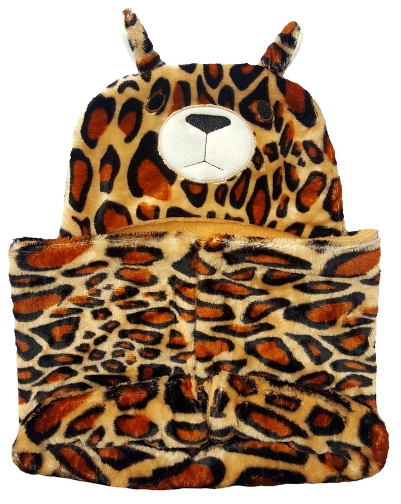 BRANDONN 3D Premium Hooded Tiger Printed Blanket Cum Wrapper for Babies - Image 2