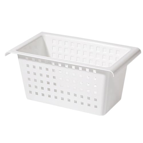 Gonetre Shelf Baskets Storage Basket for Expandable Rod Under Sink Organizer PP Plastic Hanging Basket for Closet Wardrobe Kitchen 30*16*8CM Storage supplies - Image 1