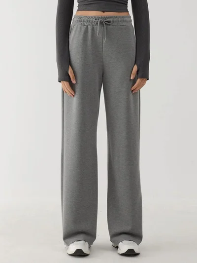 HICCUP Soft Modal Touch Wide Leg Sweatpants