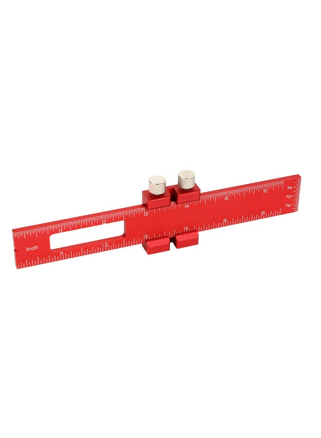 Other Measuring Tools - Digital Inclinometer Gauge Electronic Level Instrument Toolbox Hardware Hand Tools-Model:Red Short Scribing Ruler  - Image 4