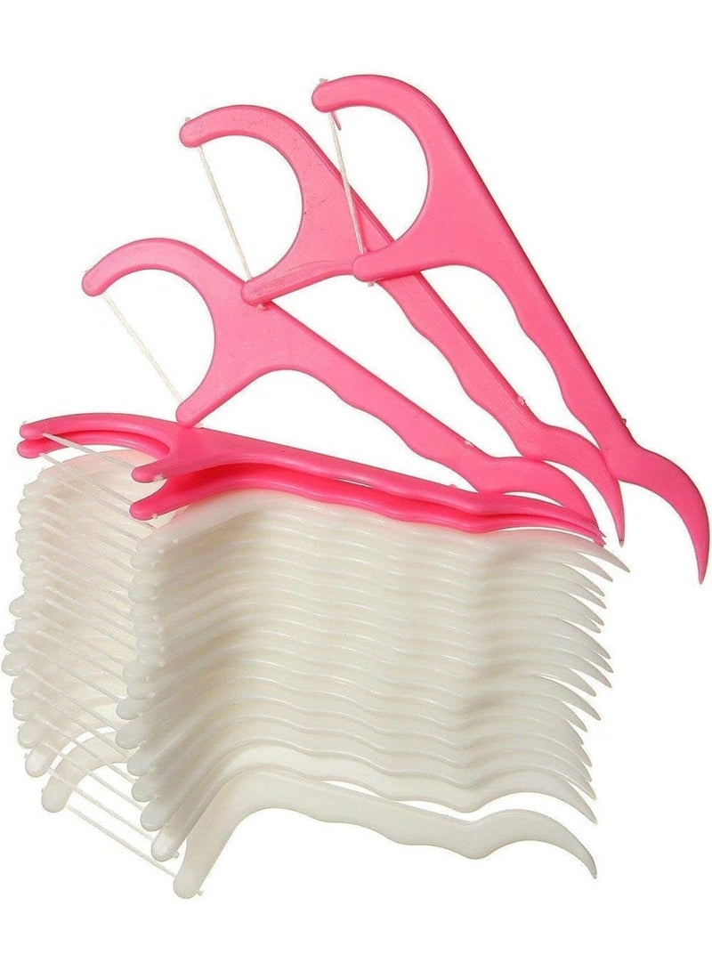Generic Dental Floss Picks – 30 Pieces – Easy Grip Floss Sticks for Deep Teeth Cleaning – Removes Food Residue & Plaque – Suitable for Adults & Kids - Image 4