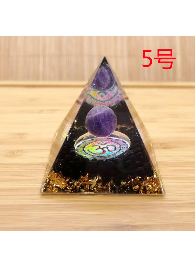 Generic Crystal Shards Energy Pyramid Office Decor 5. 