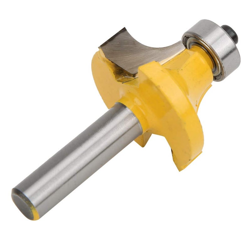 5 Pcs Router Bit Set, 8mm Shank Round Corner Trimming Router Bit for Woodworking, YG8 Alloy Milling Cutter with Rust - Coating for Inverted R Cutting - Image 3
