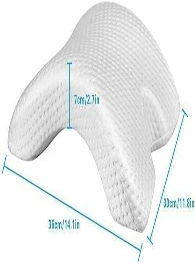 Divik Pressure Free Memory Foam Romantic Couple Pillow Arms Protector Pillow Slow Rebound Side Sleeper for Unisex Organizer (1Pcs) - Image 3
