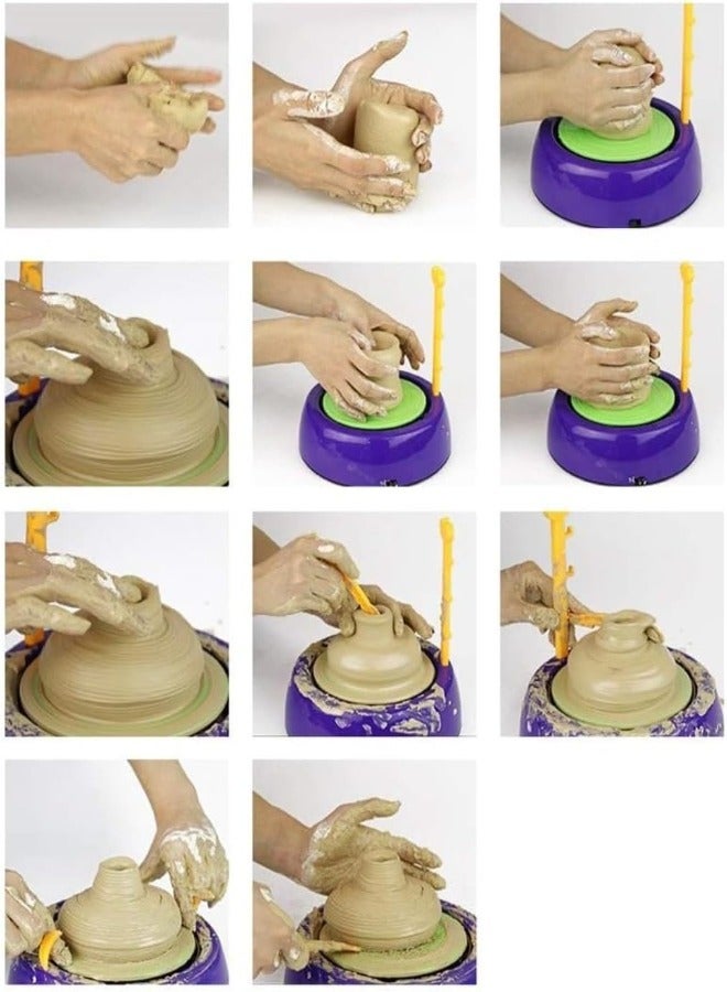 24-Piece Pottery Wheel Set 2 Distinct Speeds Durable And Sturdy Unique Design - Image 3