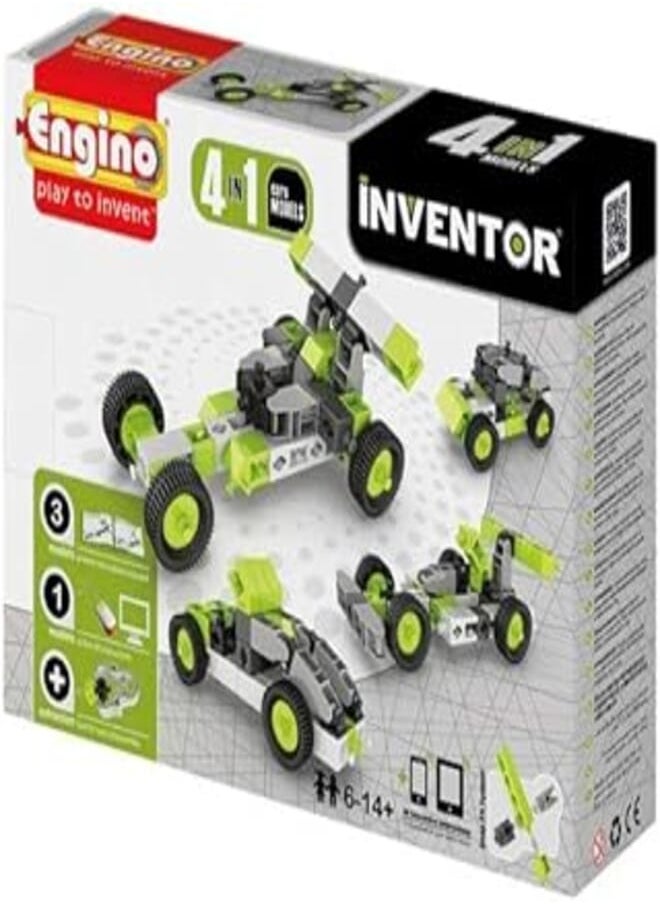 Engino Engino A Bulldozer, Green 