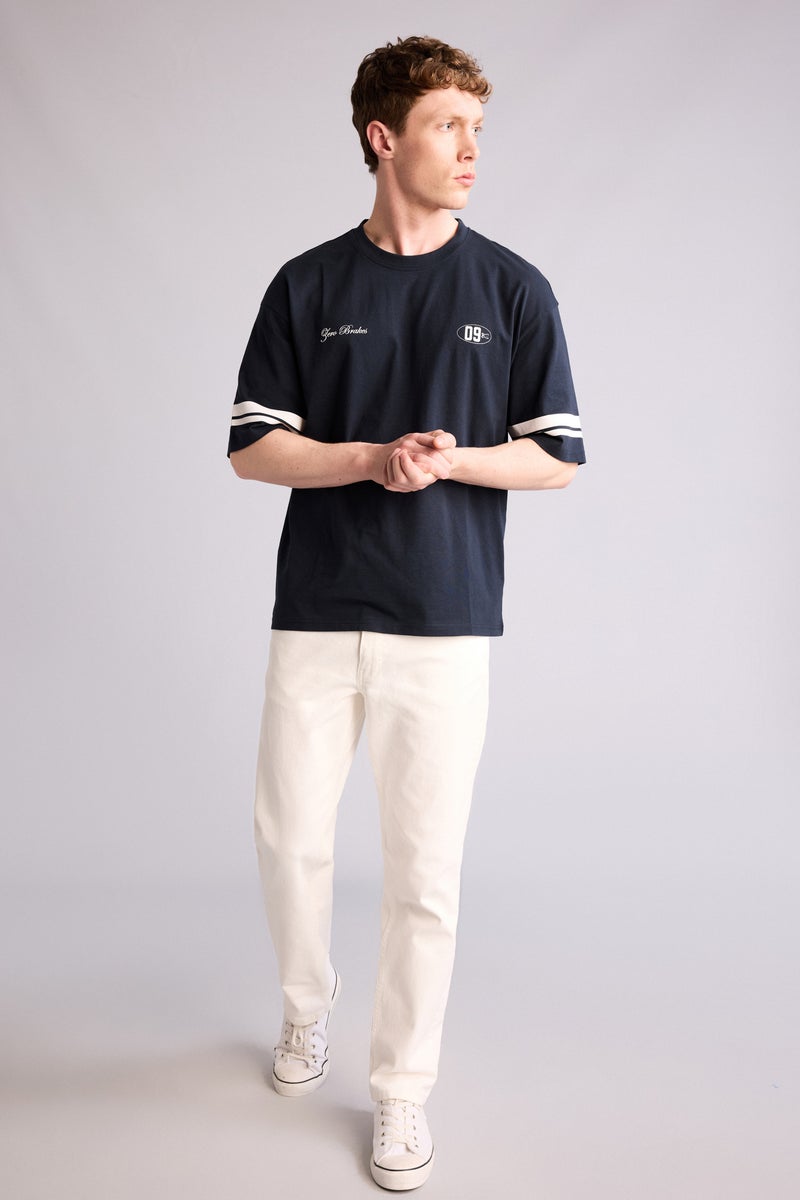 DeFacto White Man Carrot Fit Trousers Casual - Image 2