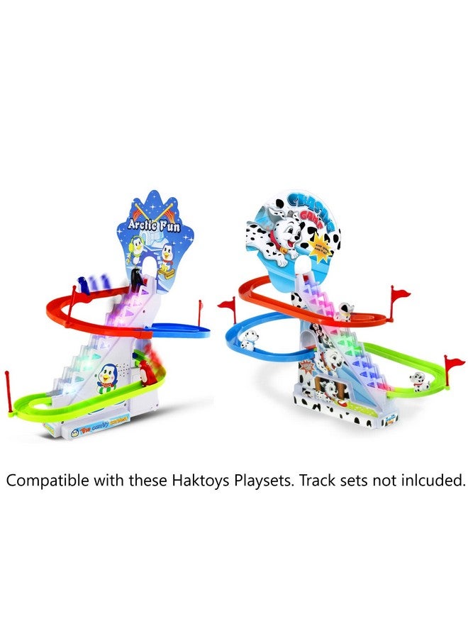 Haktoys Haktoys Replacement Penguin Figurines - Compatible with Arctic Fun Penguin Slide Playset | Fun Playful Penguins for Penguin Race Track Toy (Pack of 3)  - Image 4