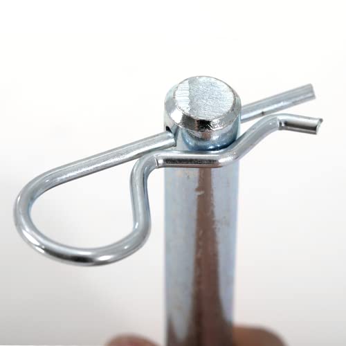 NRC&XRC Trailer Hitch Pin and Clip, 5/8 Inch Pin Diameter,Sliver, Fits 2 Inch Receiver (1pc) - Image 3