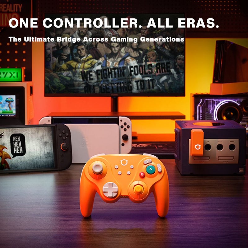 Nyxi Warrior Wireless Game Controller for PC, Nintendo Switch 2 and GameCube, Black - Image 3