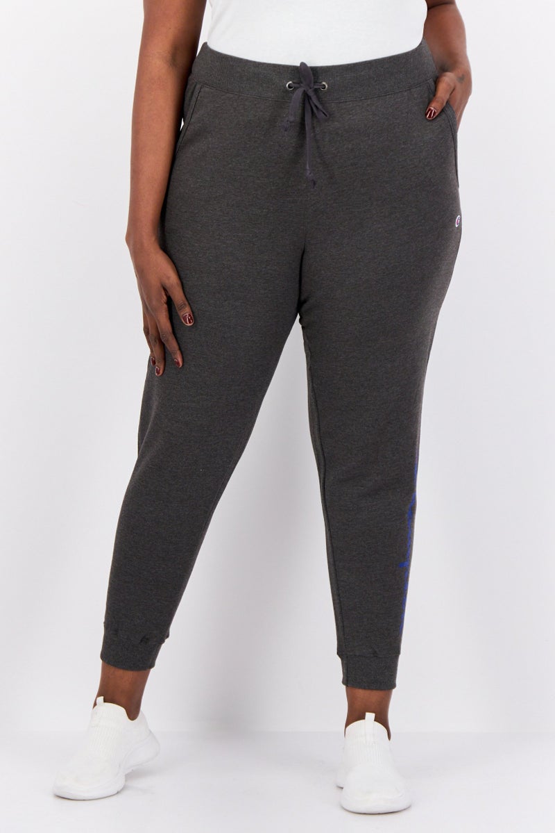 Champion Women Plus Size Brand Logo Outdoor Sweatpants Grey - Image 1