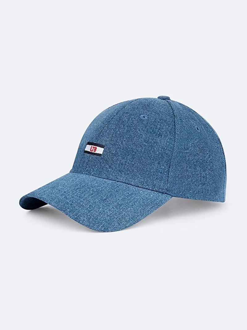 Men's Blue Hat with Logo