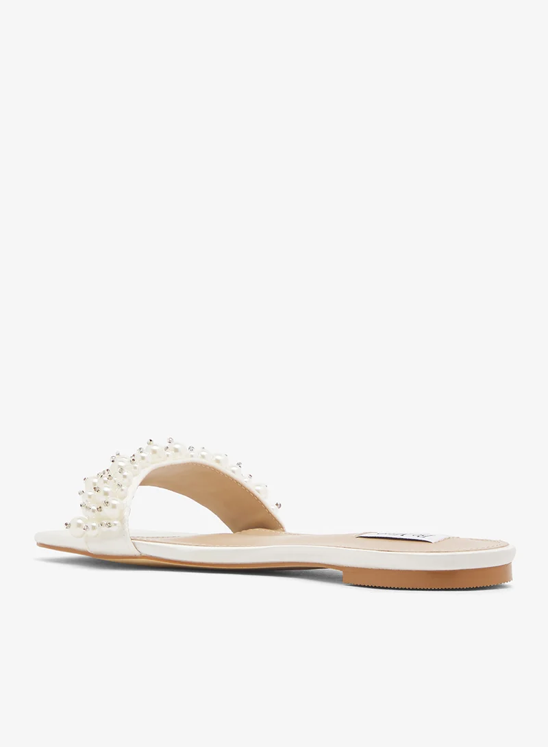 BE MINE One Strap Flat Sandals