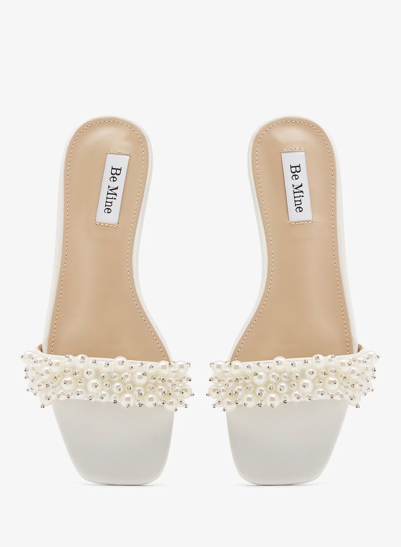 BE MINE One Strap Flat Sandals - Image 3