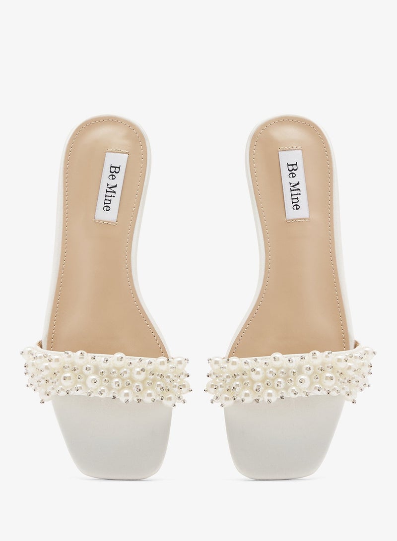 BE MINE One Strap Flat Sandals - Image 4