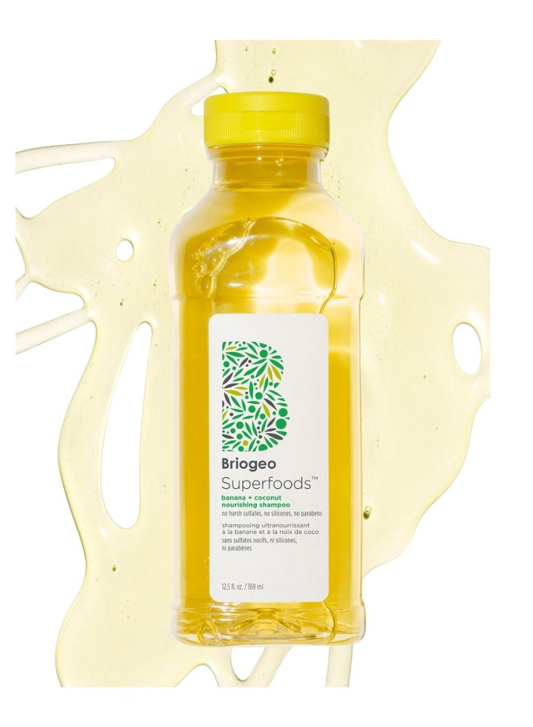 Briogeo Be Gentle Be Kind Banana + Coconut Superfood Shampoo (369 ml) - Image 1