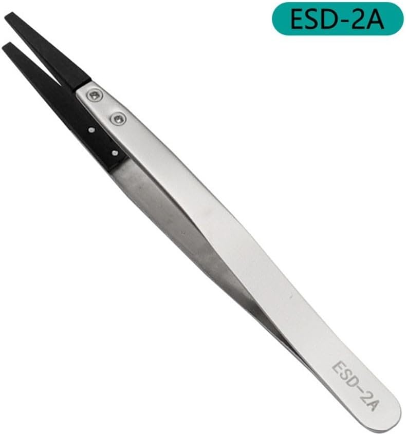 ESD 2A Anti Static Tweezers for Electronics Repair Circuit Board Mobile Phone Maintenance - Image 4