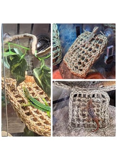 Kathson kathson Resin Reptile Pumpkin House Bearded Dragon Hammock Lizard Lounger 7.1 x 7.1in Reptiles Climbing Vines Leopard Gecko Tank Accessories Flexible Leaves Decor for Chameleon Snake Amphibians(5 Pcs)  - Image 2
